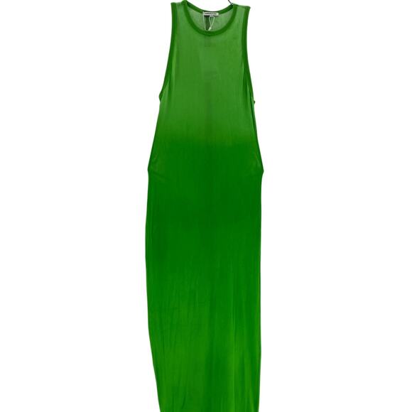 Cotton Citizen 'Rio' Green Cotton Maxi Dress Size M - Picture 2 of 4
